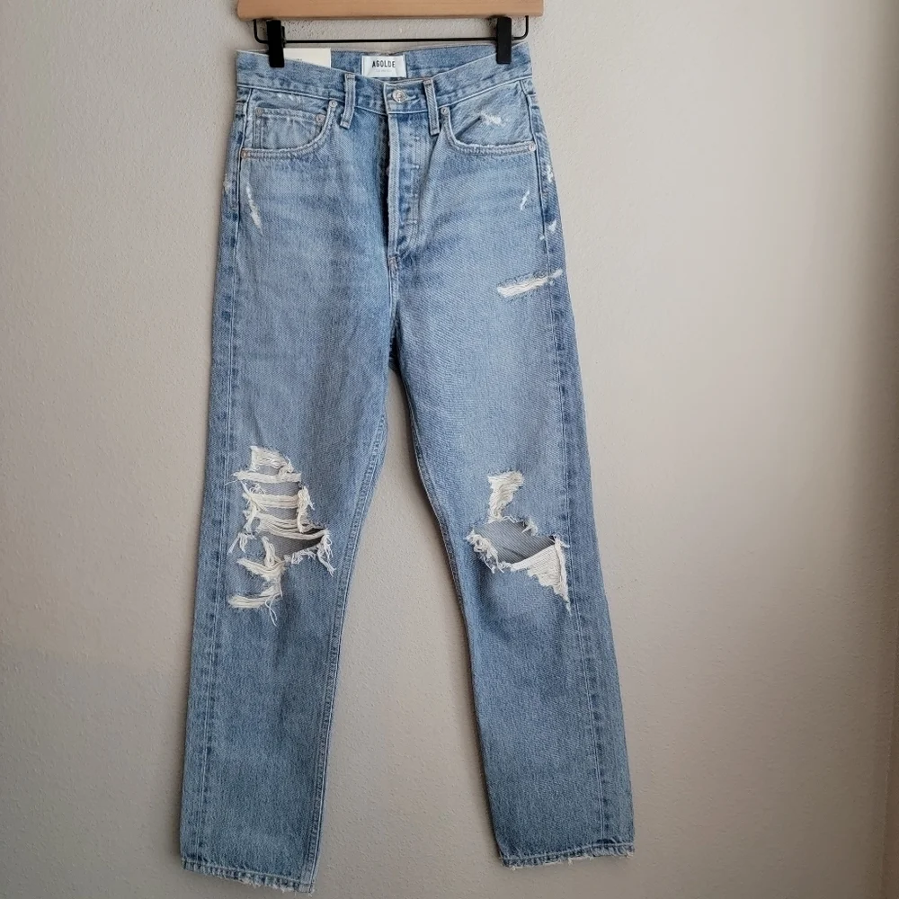Agolde 90s Mid Rise Loose Fit Jean in Fall Out size 23 NWT